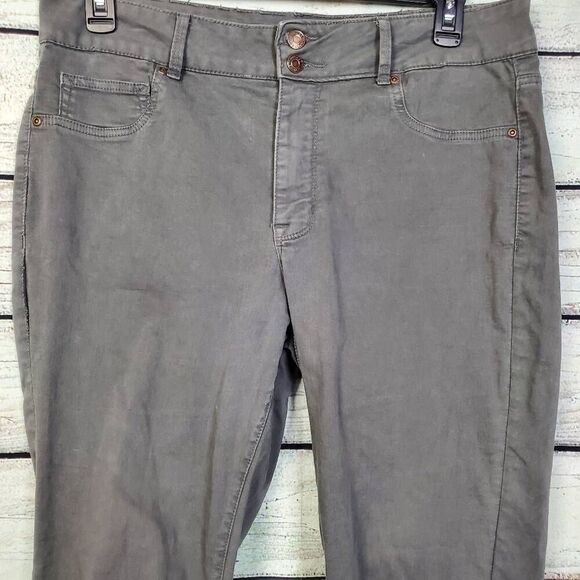 Maurices M Jeans Gray High Rise Skinny Pants Women’s Plus Size 16W REPREVE Eco S - Picture 2 of 6